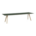 HAY CPH30 2.0 Eettafel - Eikenhout frame Green linoleum