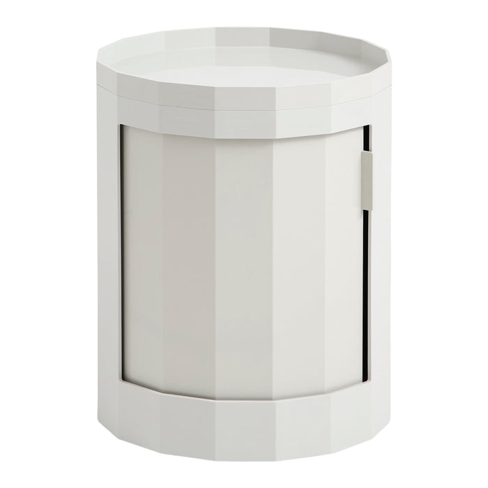 HAY Facet Bijzettafel met Opbergvak - Low - Misty Grey