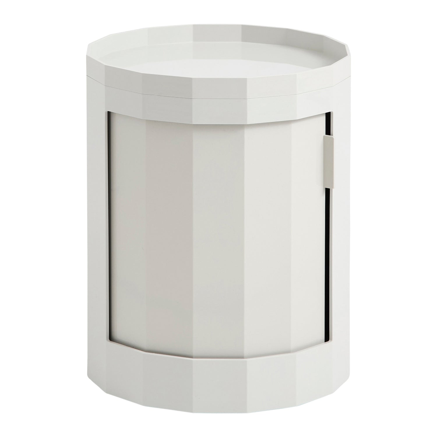 HAY Facet Bijzettafel met Opbergvak - Low - Misty Grey