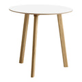 HAY CPH Deux 220 2.0 Eettafel - Pearl Wit / Eiken