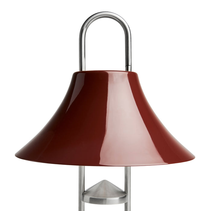 HAY Mousqueton Oplaadbare Tafellamp - Iron Red