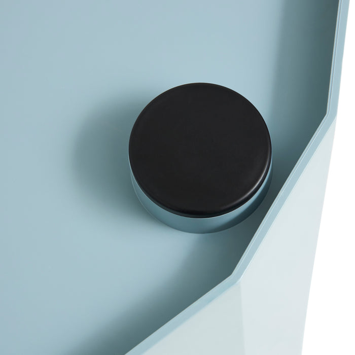 HAY Facet Bijzettafel met Opbergvak - Low - Antraciet