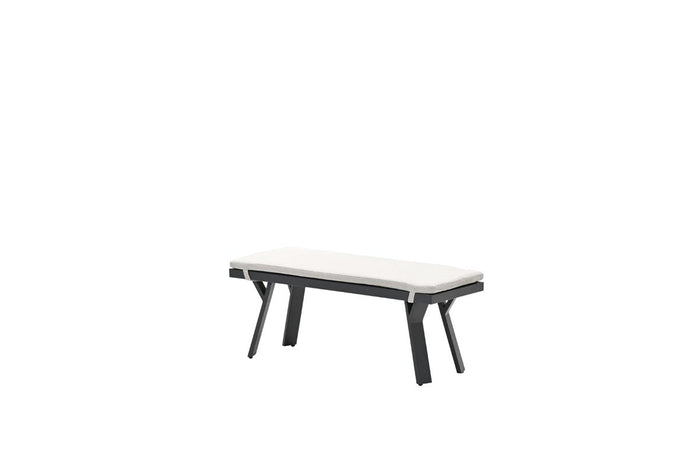 Sergio bank - carbon black - desert sand