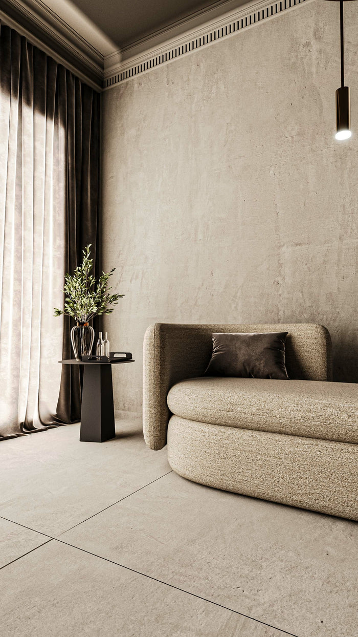 Gorillz Charm Ronde Bijzettafel - 50x50 cm - Metaal Tafeltje -Zwart