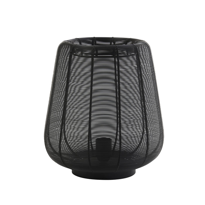 Light & Living Tafellamp Adeta - Zwart - Ø29cm