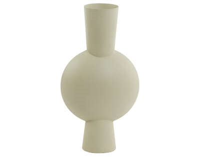 Light & Living Light&living Vaas 13,5x9x39,5 cm KAVANDU licht grijs