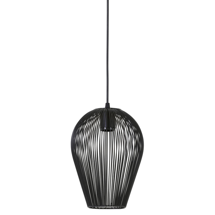 Light & Living Hanglamp Abby - Zwart - Ø19cm