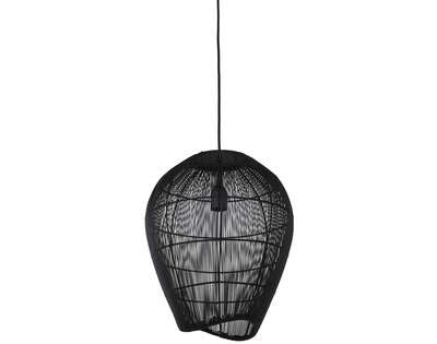 Light & Living Light&living Hanglamp Ø34x40 cm YUMI mat zwart