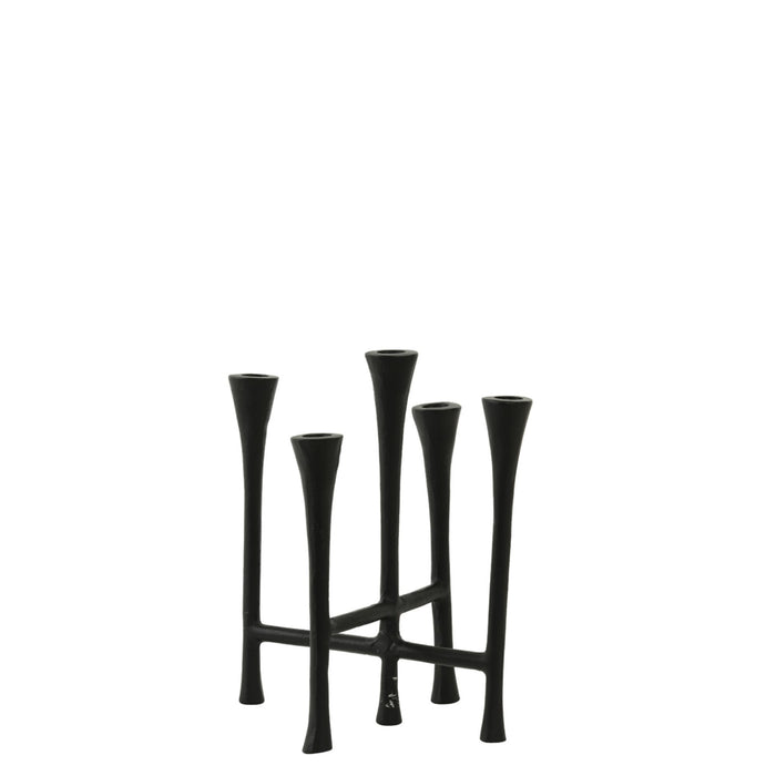 Light & Living Kandelaar Olivier - Zwart - 25,5x21,5x28cm