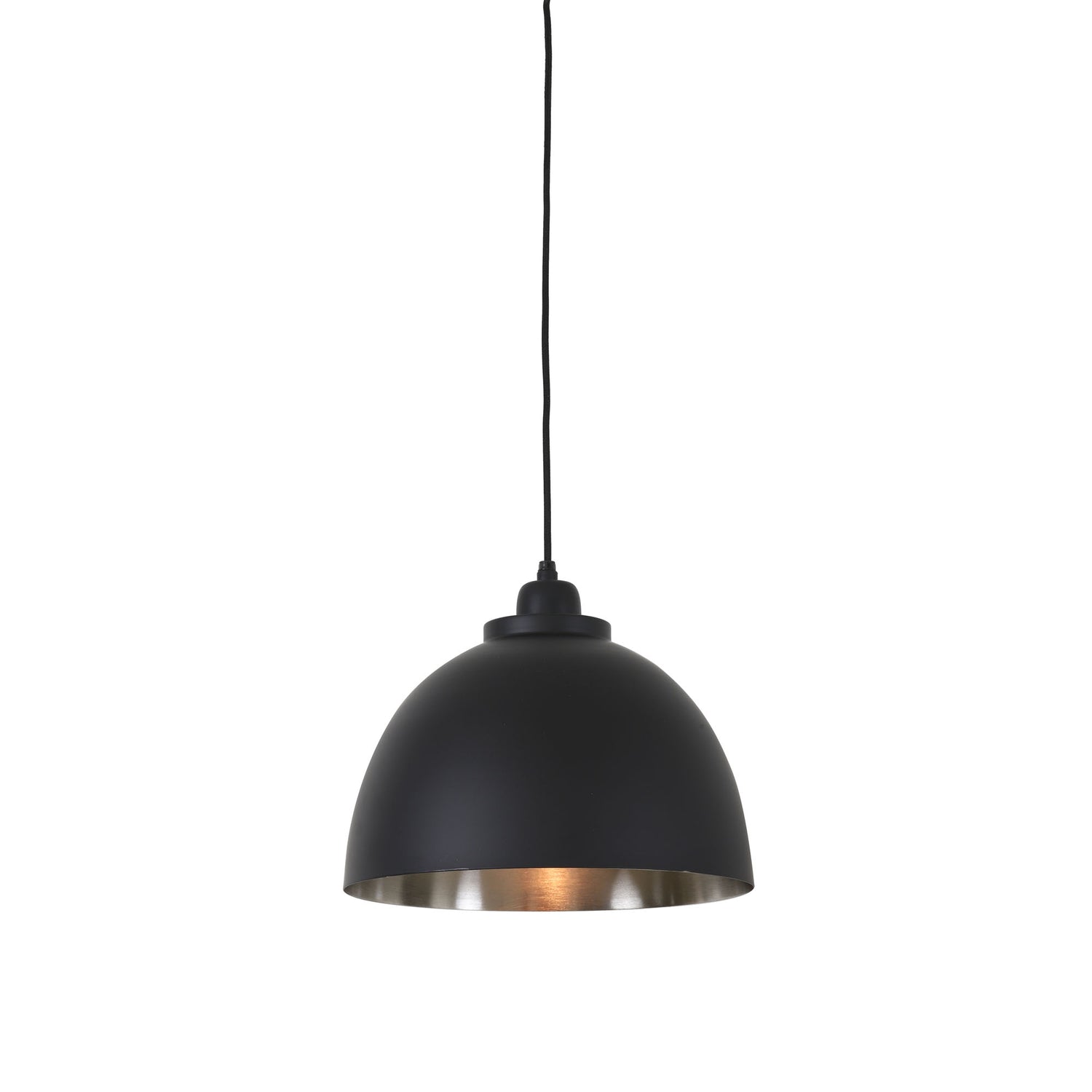Light & Living Hanglamp Kylie - Zwart|Nikkel - Ø30cm