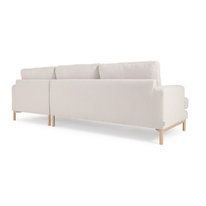 Kave Home Mihaela 3-Zitsbank Chaise Longue Rechts - Wit