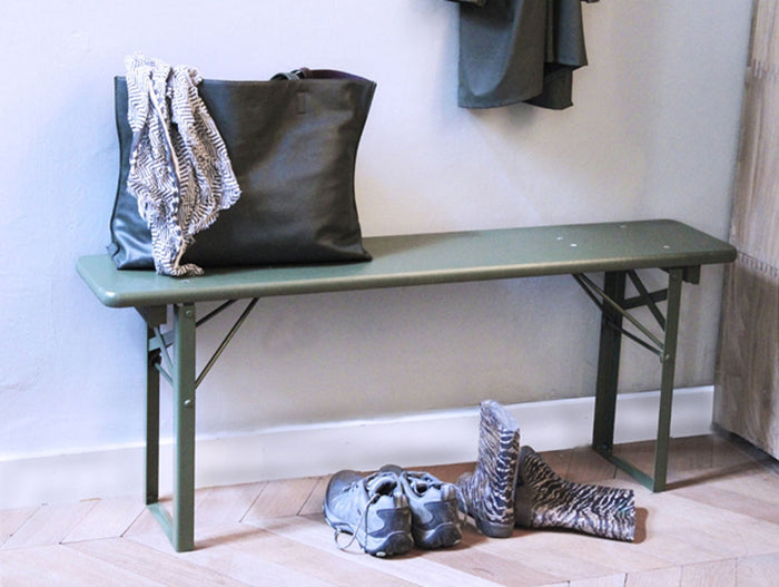 Inklapbare bierbank Berlijn olijfgroen 200 cm