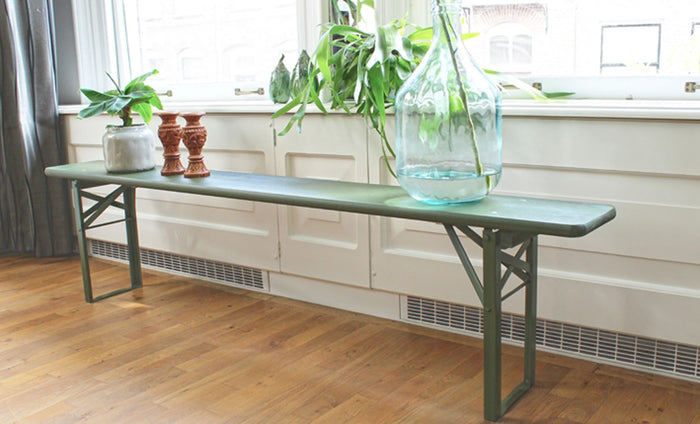 Inklapbare bierbank Berlijn olijfgroen 200 cm