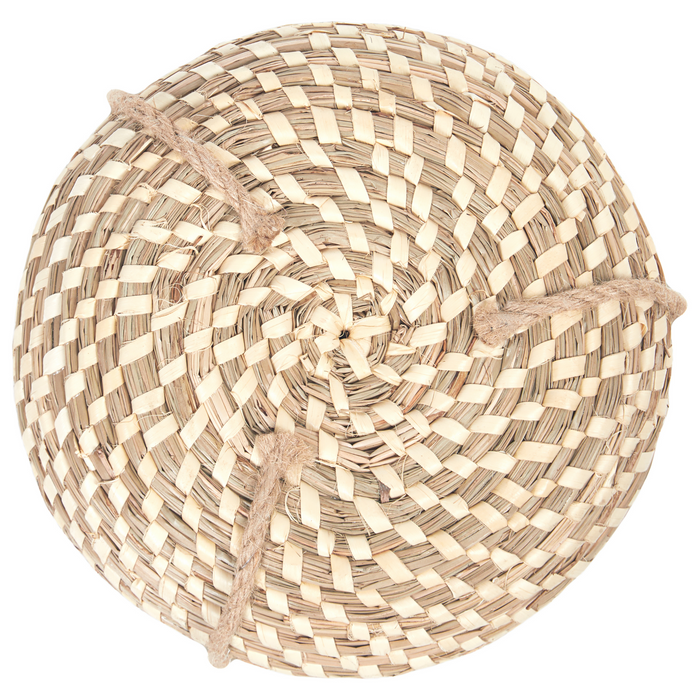 Beliani - REMORA - Bloempot binnenbak - Natuurlijk - Zeewier