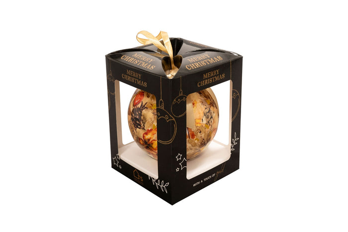 TS Collection - Kerstbal Cotton cream - Geschenkverpakking