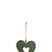 J-Line hanger Hart - hout - groen - small - 4 stuks