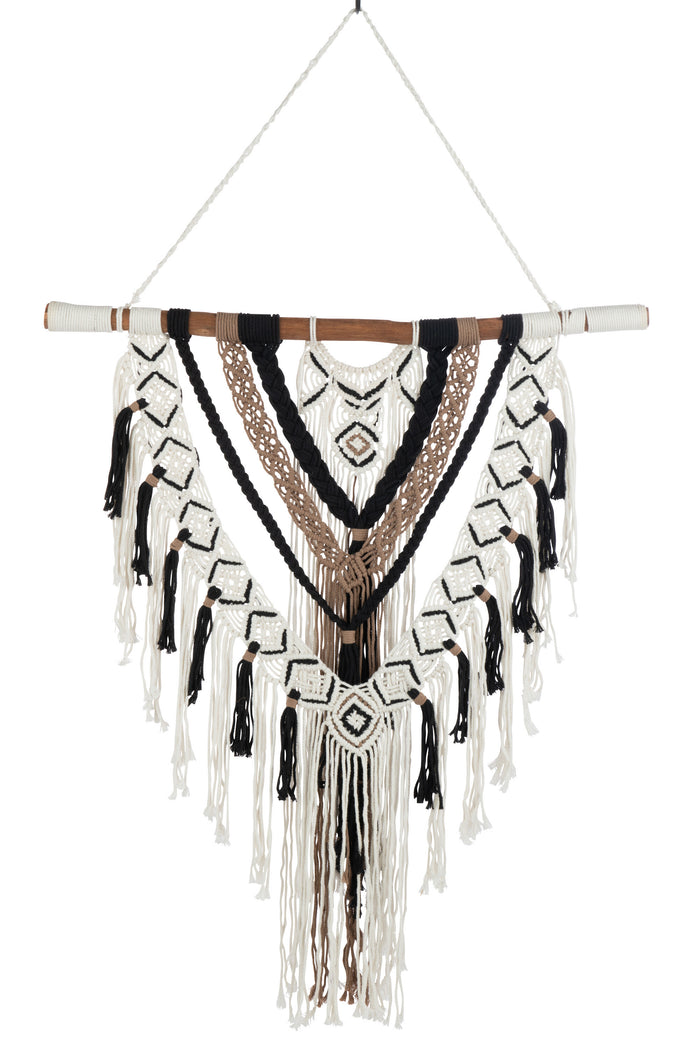 J-Line hanger Bohemian - katoen - mix