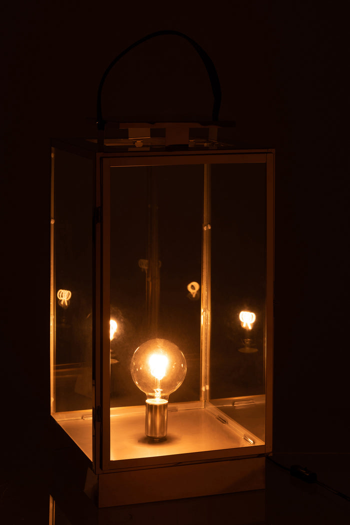 J-Line kerstbal Stippen - fluweel - bordeaux|goud - doos van 6