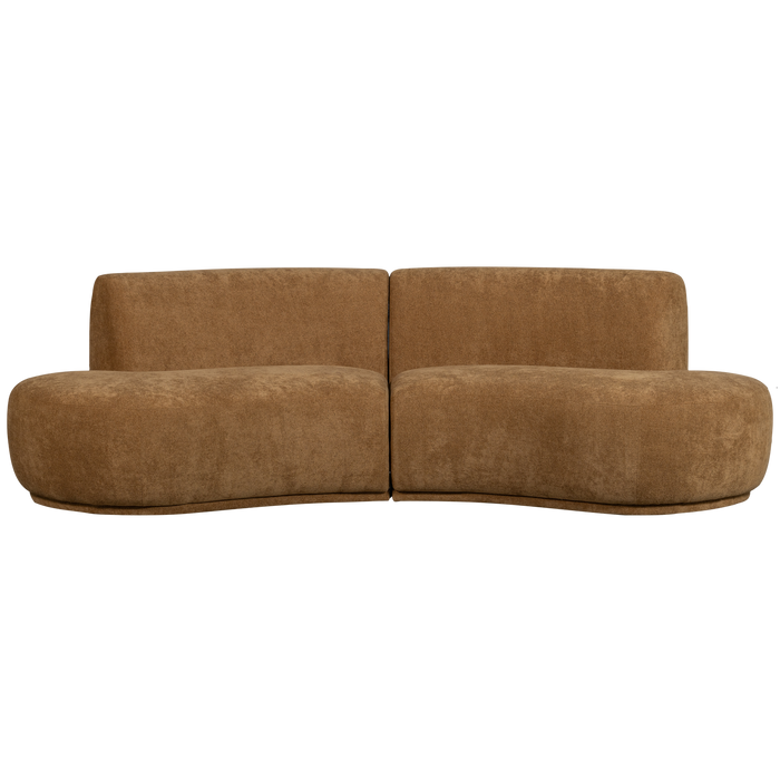 WOOOD Batavier Bank - Polyester - Mosterd - 75x336x180