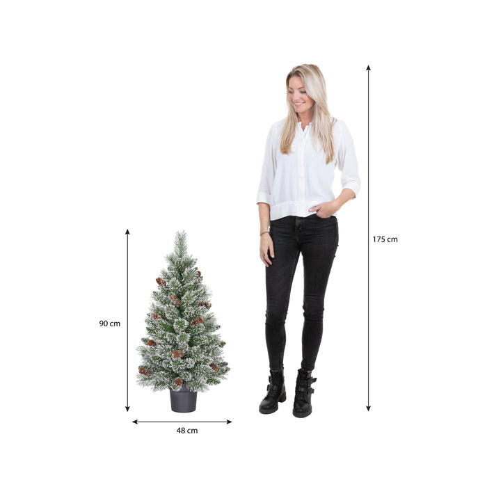 Black Box Trees Vandans Kunstkerstboom - H90 x Ø48 cm