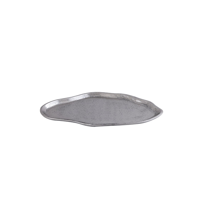 PTMD Plateau Louiza - 25x40x2 cm - Aluminium - Zilver
