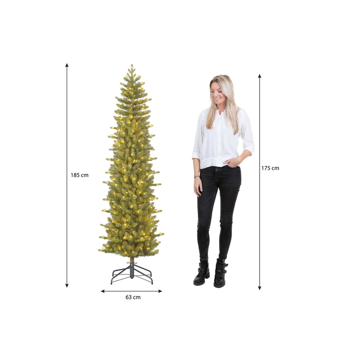 Black Box Trees Harma Kunstkerstboom met Verlichting - H185 x Ø63 cm