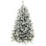 Snowy Hamilton Hinged kunstkerstboom - 228 cm - Wit geflockt