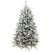 Snowy Hamilton Hinged kunstkerstboom - 183 cm - Wit geflockt