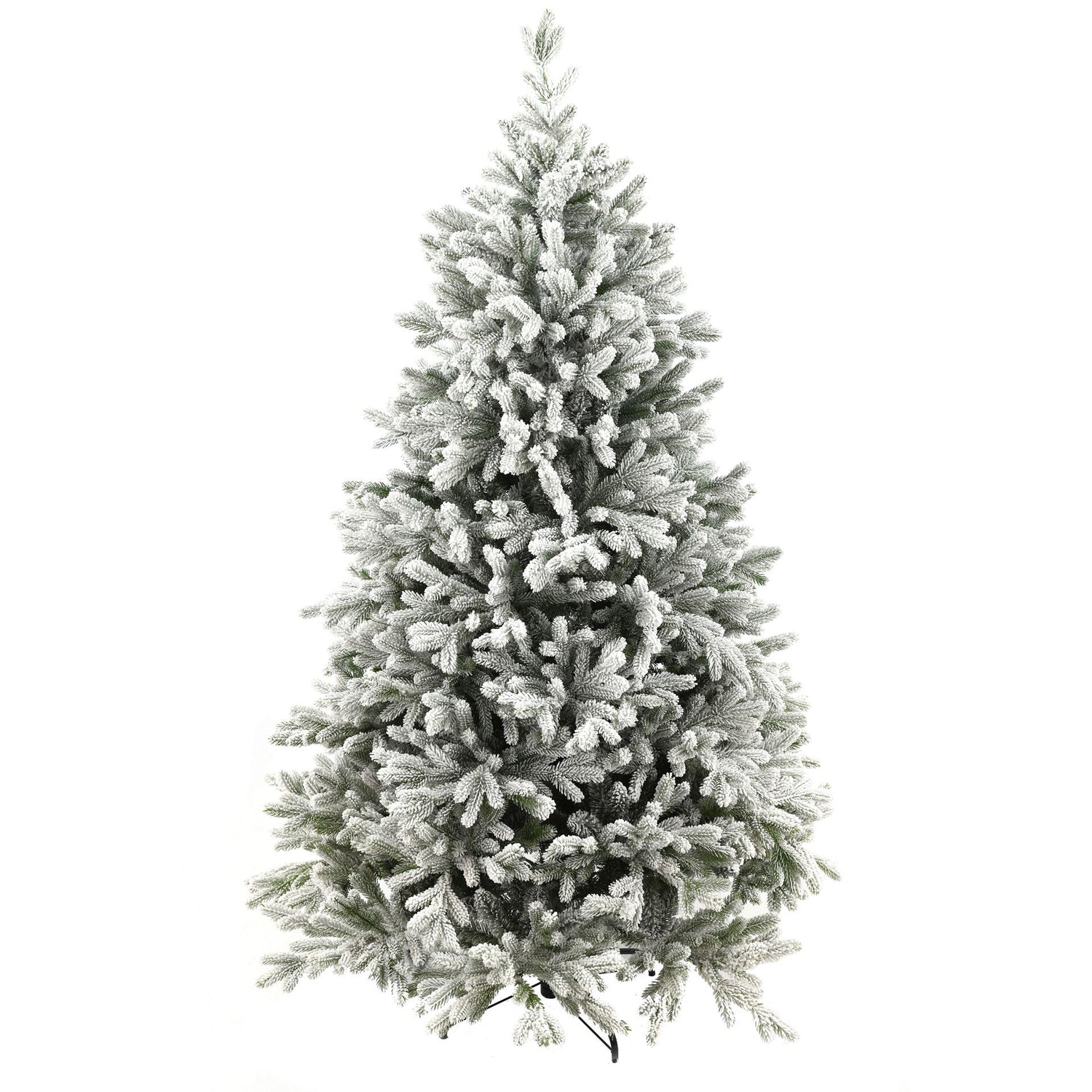 Snowy Hamilton Hinged kunstkerstboom - 183 cm - Wit geflockt