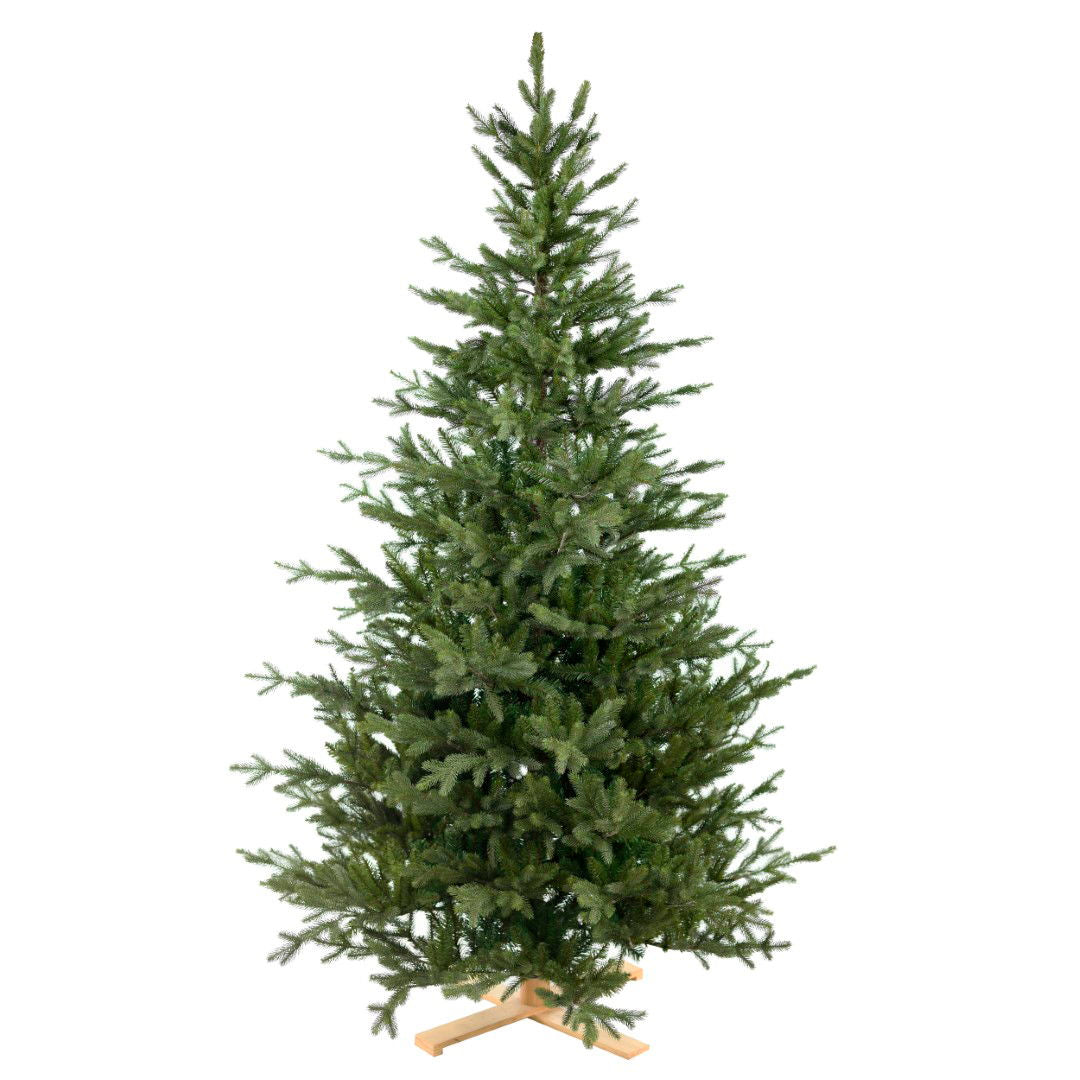 National Tree Company - Kunstkerstboom Goteborg PE met houten voet...
