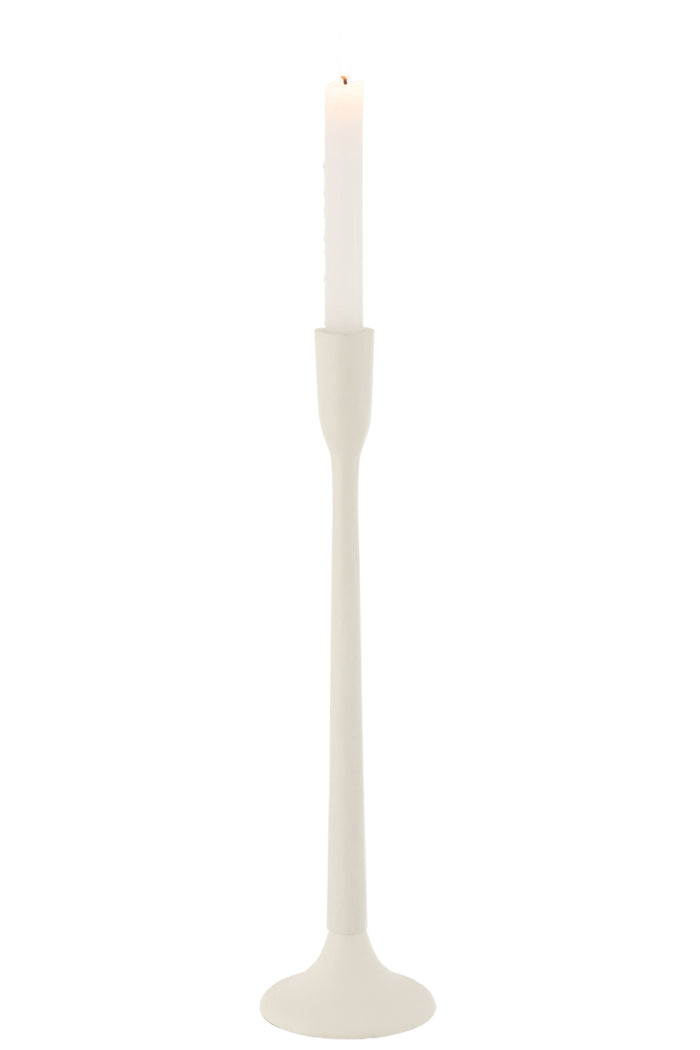 J-Line kandelaar - metaal - wit - large