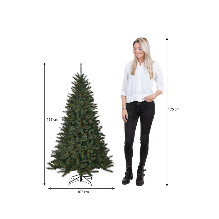 Black Box Trees Toronto Kunstkerstboom - H155 x Ø102 cm - Groen