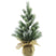 Alpha Frost tafelkerstboom - 40 cm - Groen geflockt - Ø20 cm - 49 tips