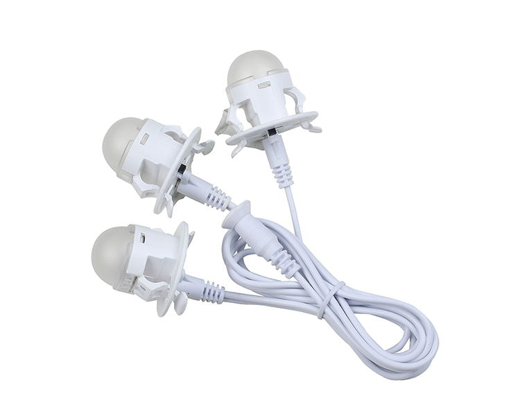 LEMAX - Three Led Light String Moonlan 12x4x20 cm Kersthuisje