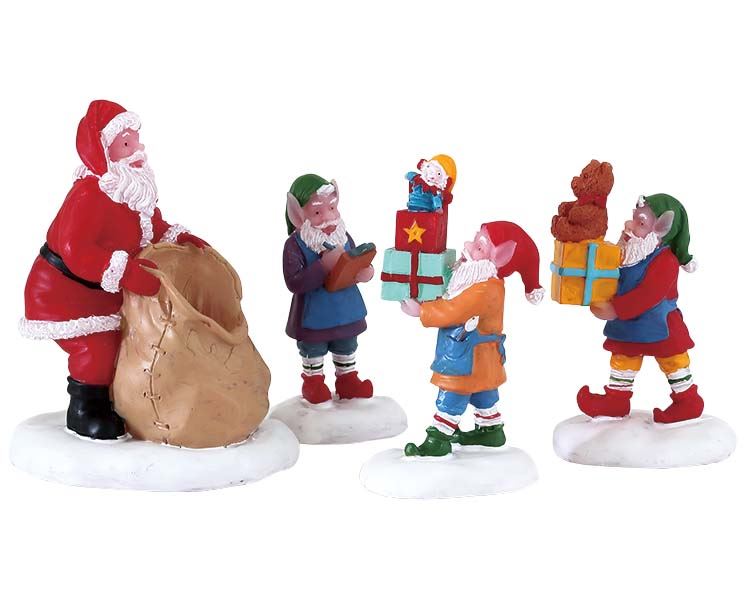 Lemax Present Procession - set van 4 figuur