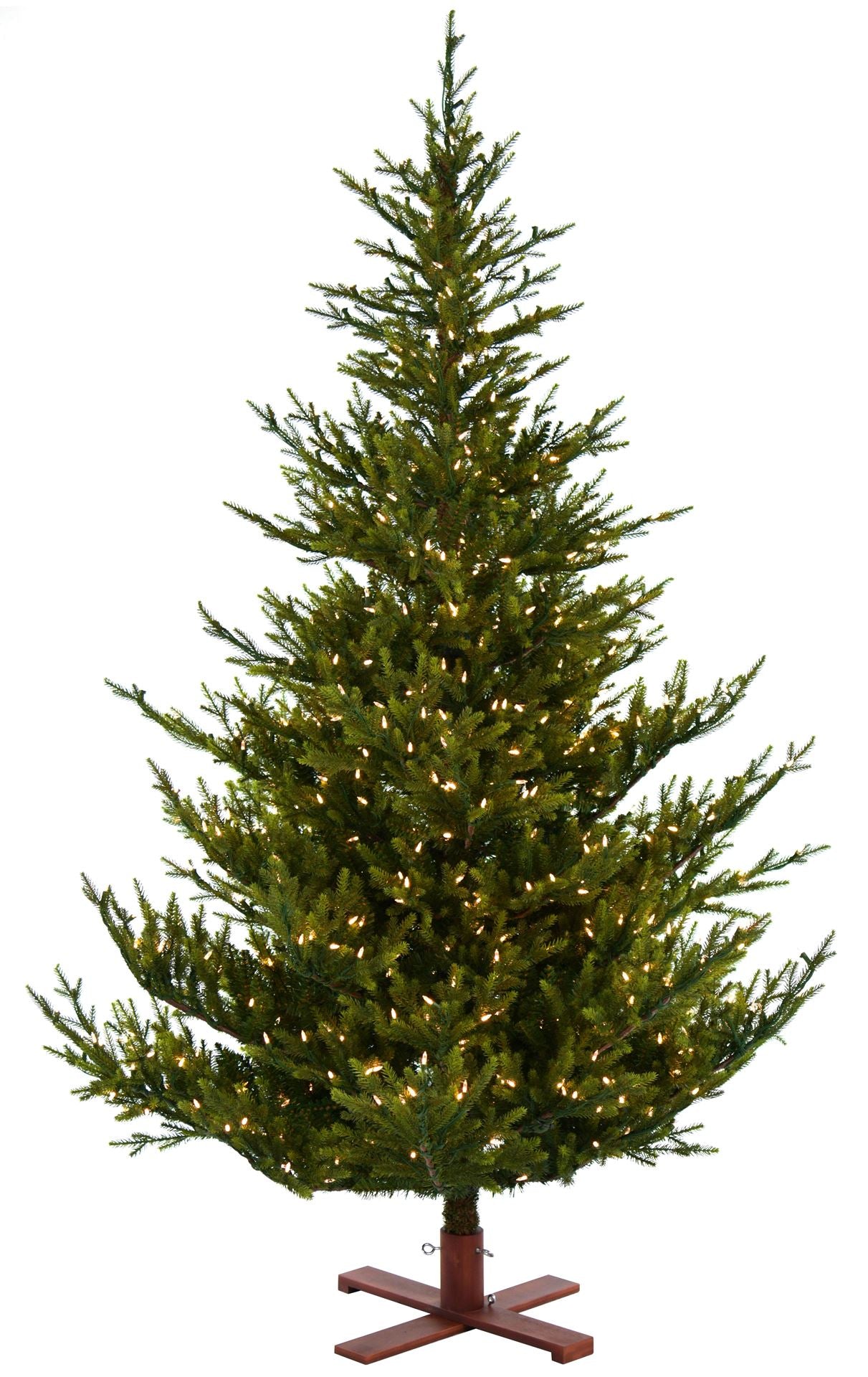 Sami Mountain Spruce Wood verlichte kunstkerstboom - 243 cm -