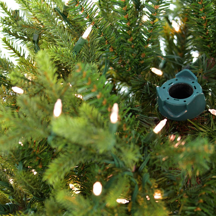 Sami Mountain Spruce Wood verlichte kunstkerstboom - 243 cm -