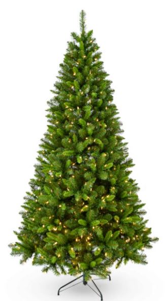 Akron Hinged verlichte kunstkerstboom - 183 cm - Groen - Ø99 cm - 684