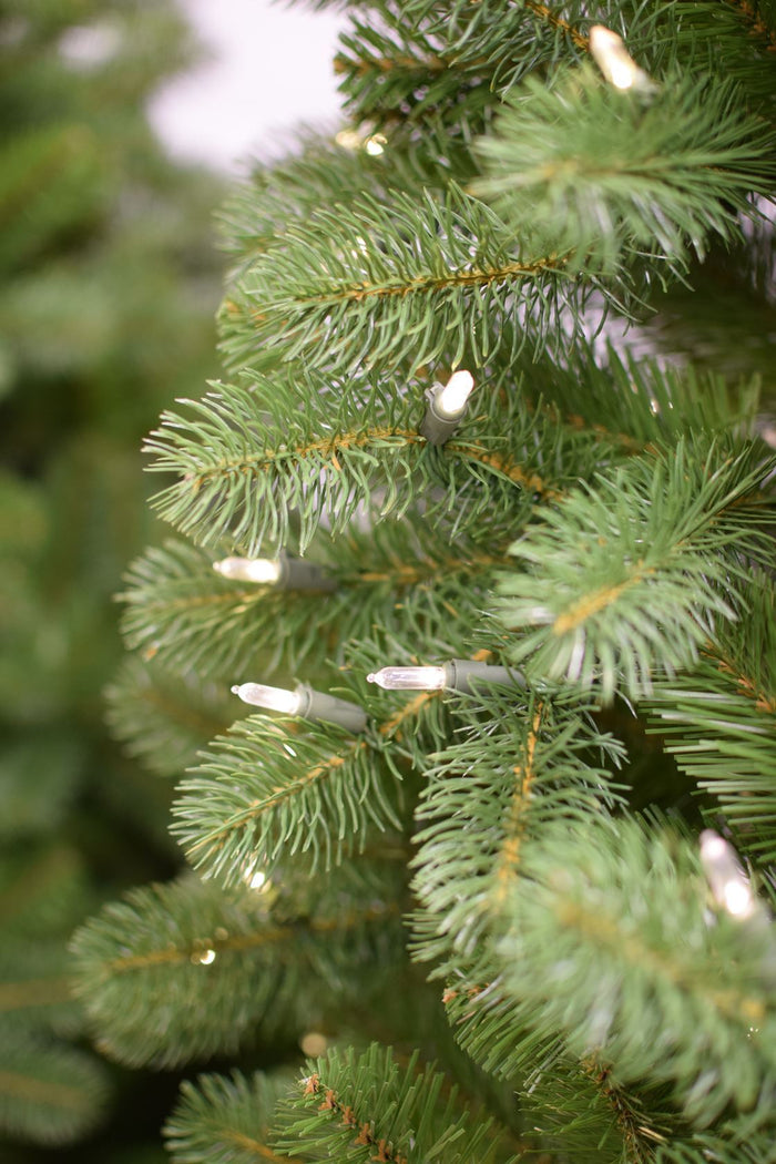 Poly Bayberry Hinged verlichte kunstkerstboom - 243 cm - Groen - Ø160