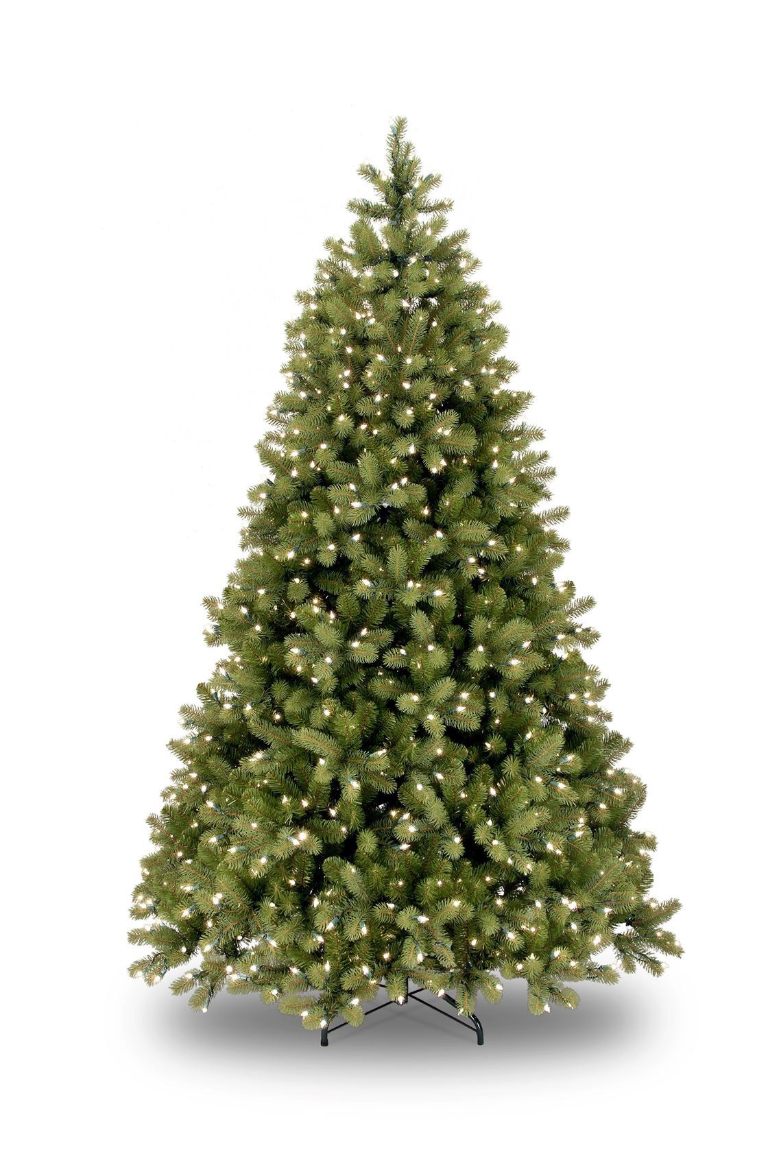 Poly Bayberry Hinged verlichte kunstkerstboom - 198 cm - Groen - Ø130