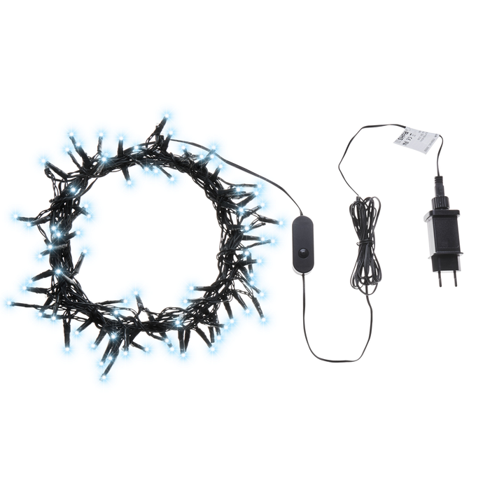 Beliani - IGALIKU - LED kerstverlichting - Zwart - 1350 cm - PVC