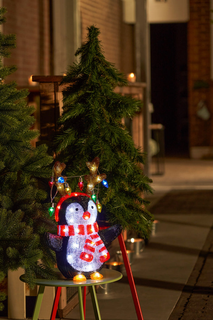 Luca Lighting Kerstverlichting Buiten Penguin - L32 x B21 x H42 cm