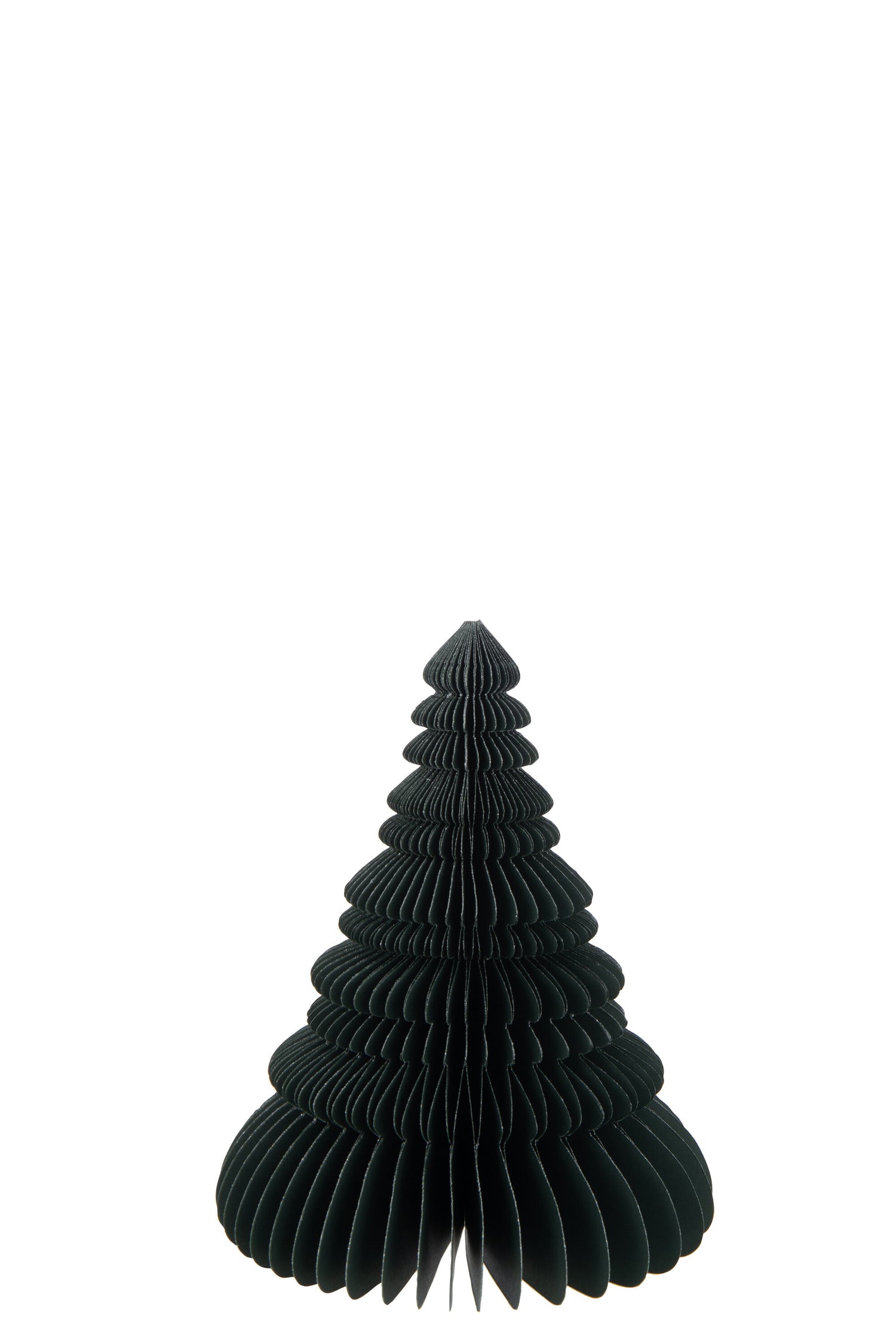 J-Line decoratie Kerstboom Vouwbaar - papier - groen - medium - kerstversiering