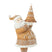 J-Line decoratie Peperkoek Kerstman Cake - polyresin - bruin