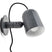 HAY Noc Button Wandlamp - Met Snoer - Dark Grey