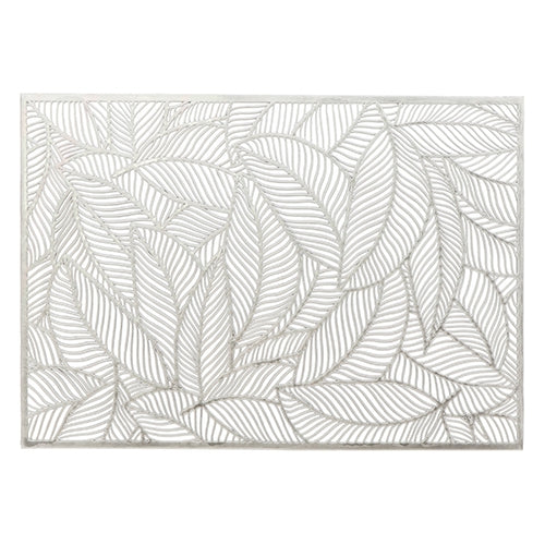 Unique Living - Placemat Nissa 30x45 cm - Zilver