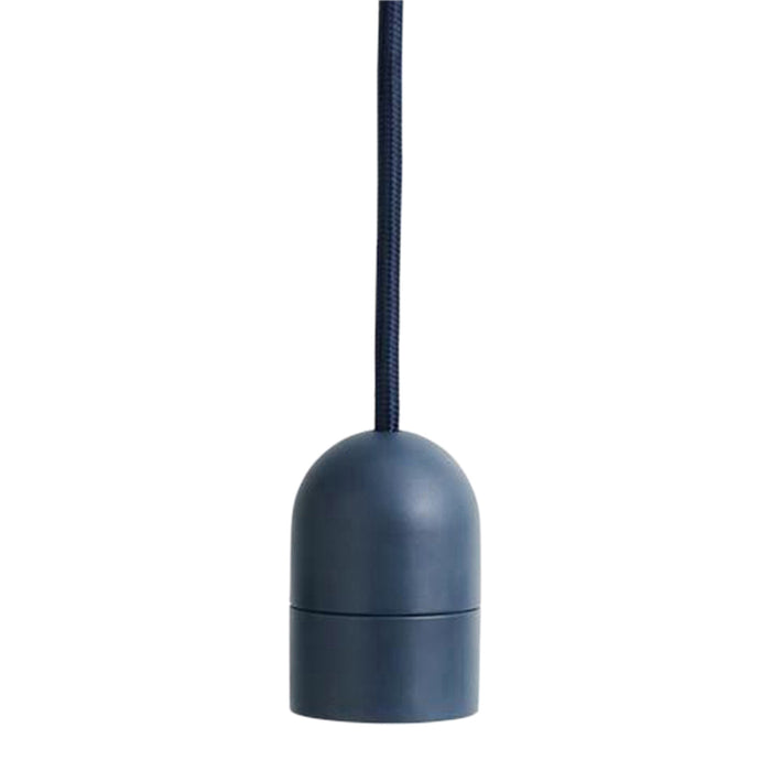 HAY Common Snoerpendel met Stekker - Anthracite Blue