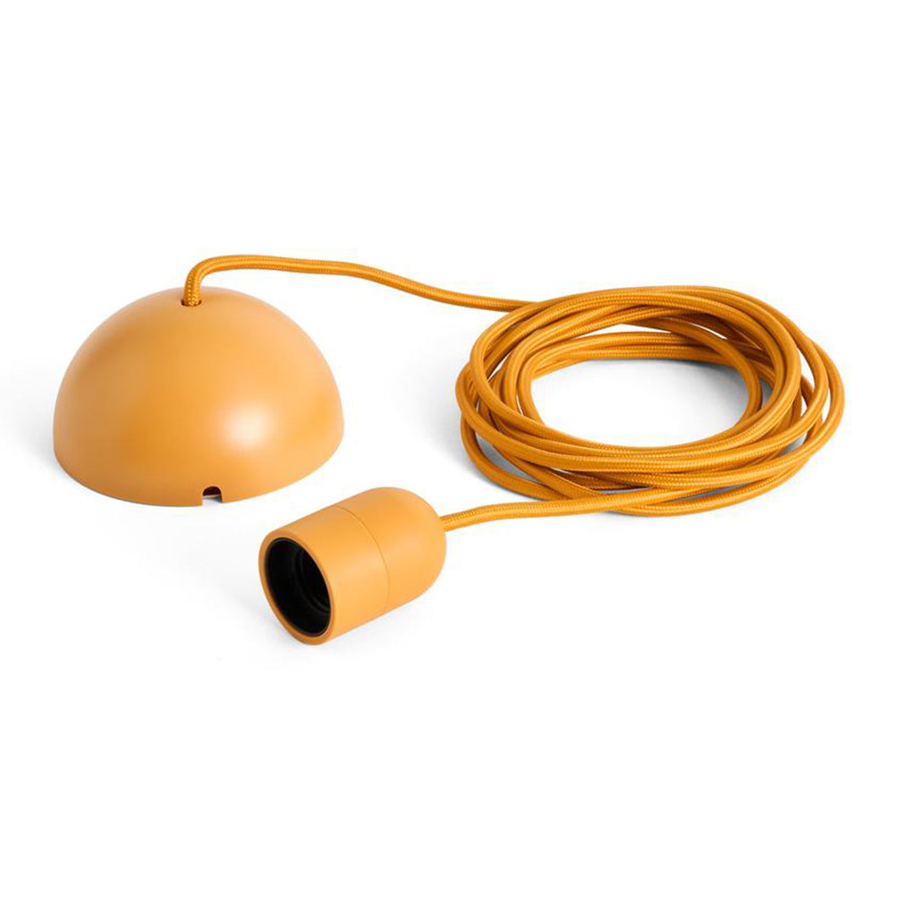 HAY Common Snoerpendel met Stekker - Amber Yellow
