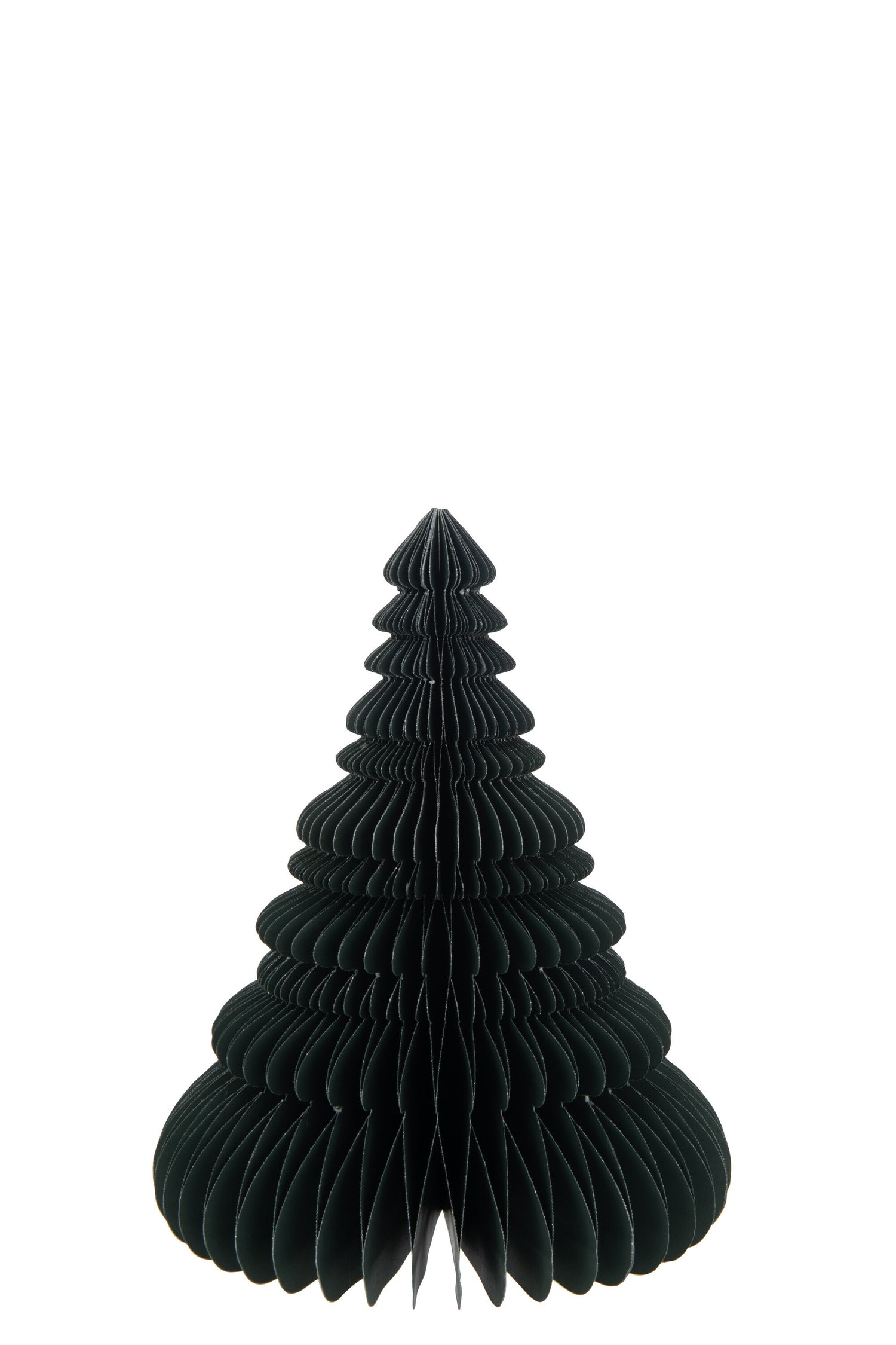 J-Line decoratie Kerstboom Vouwbaar - papier - groen - large - kerstversiering