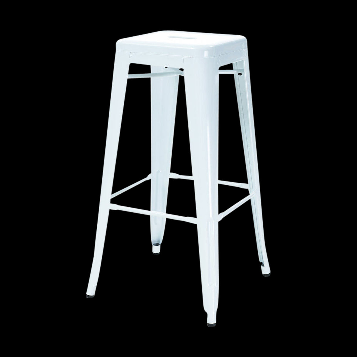 Legend Metalen barkruk wit - 65 cm